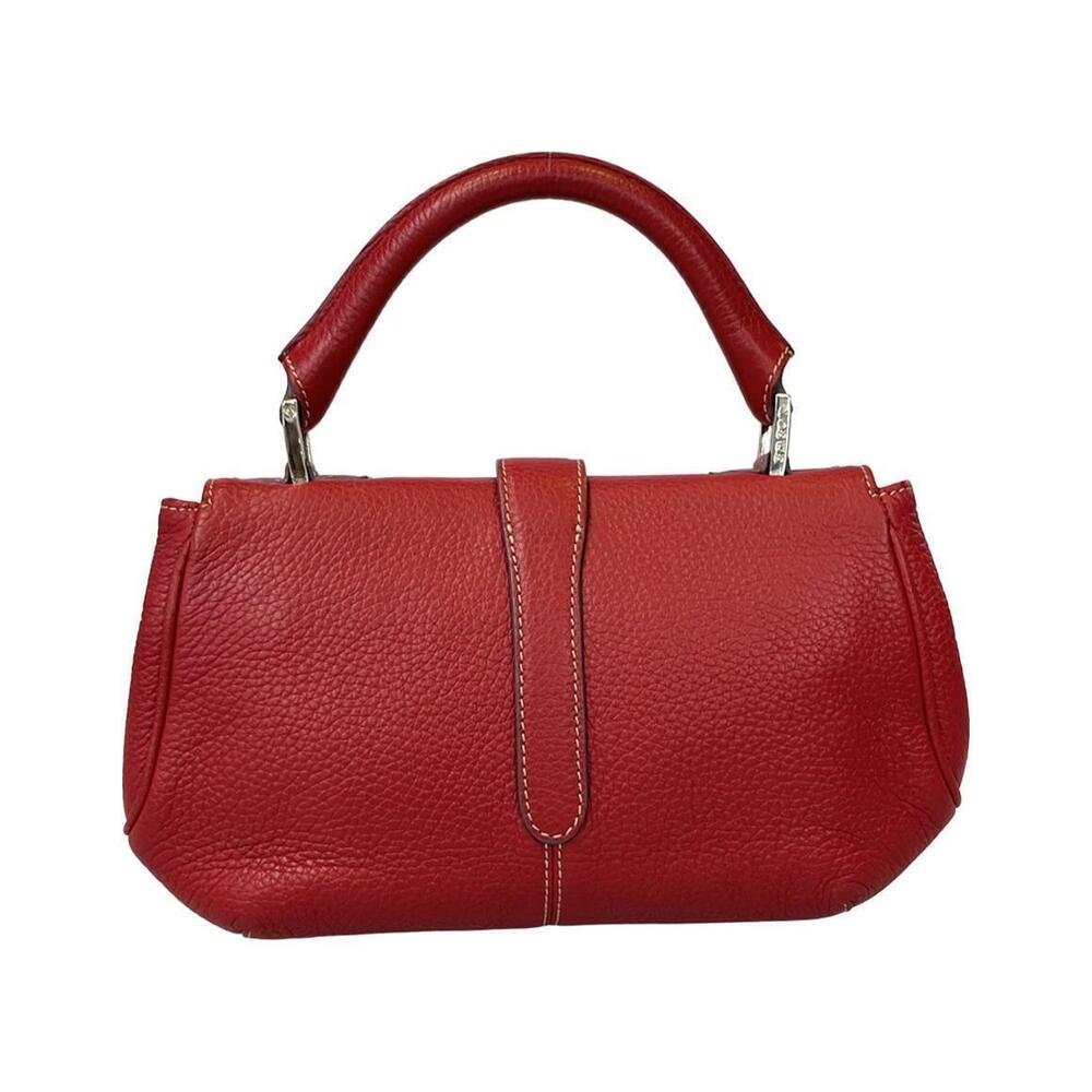 Loewe leather bag Senda grained Red shoulder